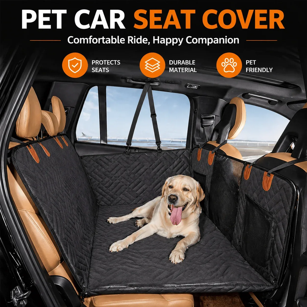 Hard Bottom Dog Car Seat Extender - Image 2