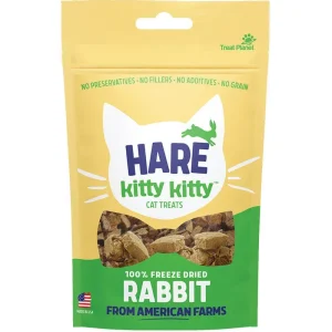 Hare Kitty Kitty 100% Freeze-dried Rabbit Treat 0.9oz (DD)