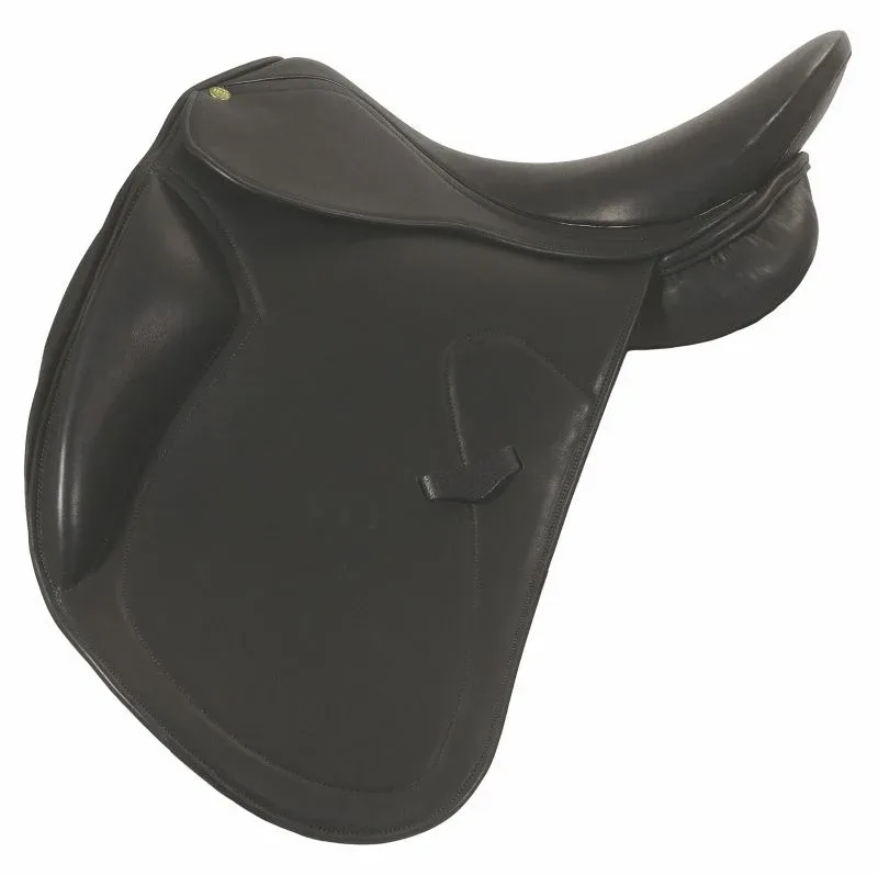 HDR Karla Flocked Black Dressage Saddle