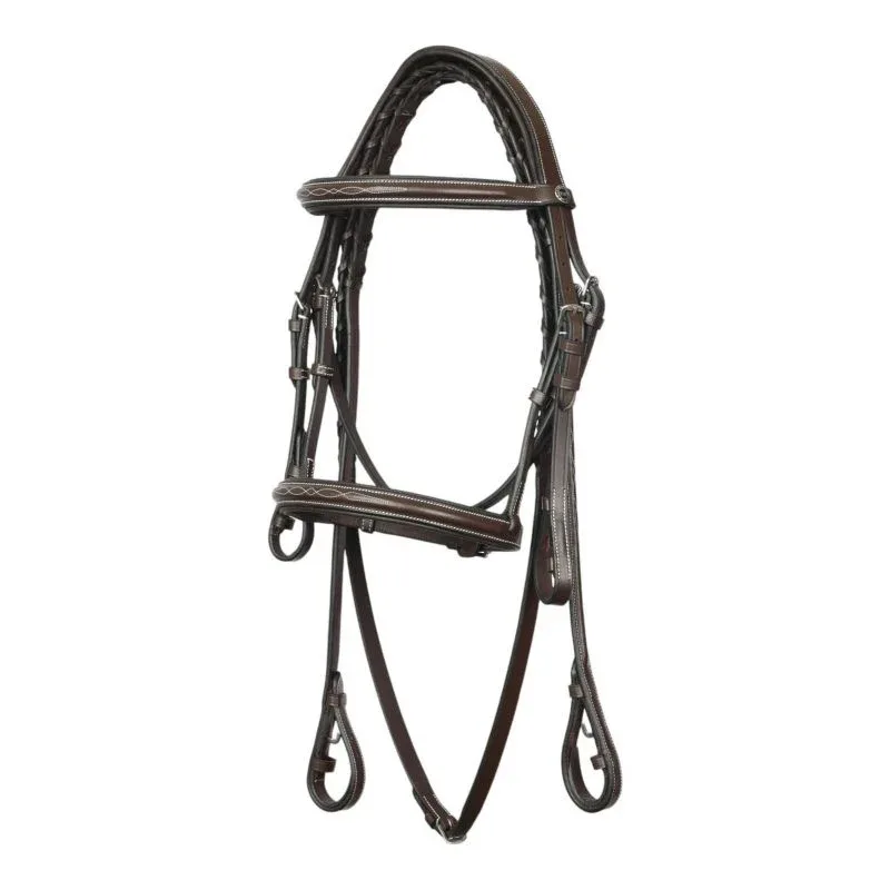 HDR Pro Fancy Raised Comfort Crown Padded Bridle
