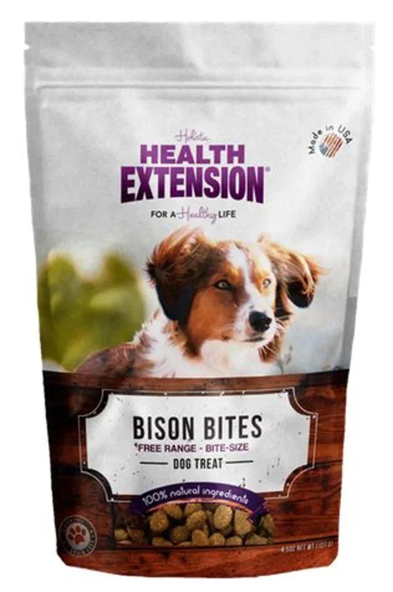 Health Extension Bison Bites Dog Treats