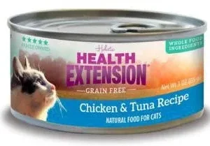 Health Extension Grain Free Chicken And Tuna Recipe Canned Cat Food-2.8-oz, Case Of 24{L+1} 587179