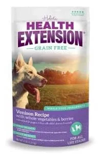Health Extension Grain Free Venison Dry Dog Food 23.5lb {L-1}587171