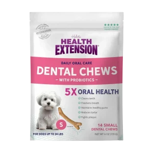 Health Extension Small Probiotic Dental Chews 14pk {L+1}587238