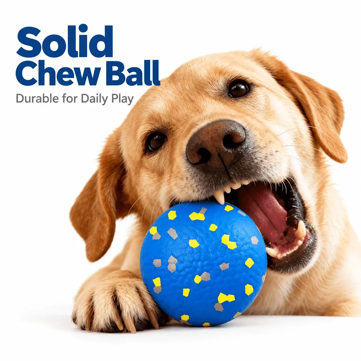 Heavy-Duty E-TPU Dog Ball for Aggressive Chewers