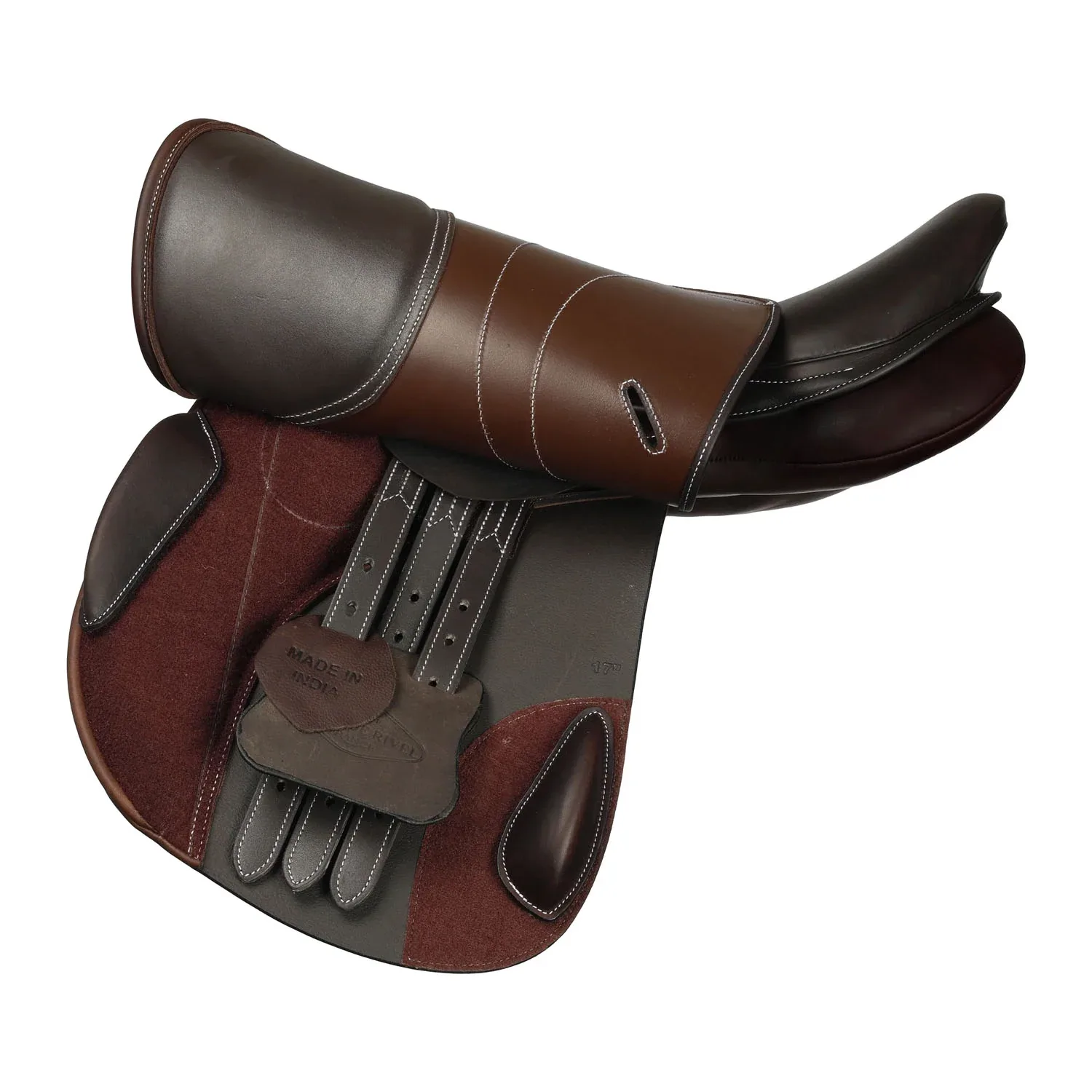 Henri de Rivel Equipe IGP Covered Close Contact Flocked Saddle - Image 2