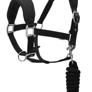 Henri de Rivel Ergonomic Comfort Halter and Lead Rope Set