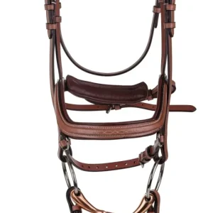 Henri de Rivel Laureate Anatomical Bridle with Rubber Lined Reins