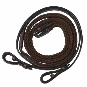 Henri de Rivel Plaited Reins 5/8 inch