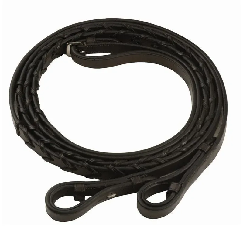 Henri De Rivel Pro X-Long Flat Laced Rein - Image 2