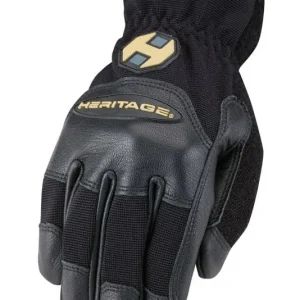 Heritage Gloves Trainer Gloves 6 Black