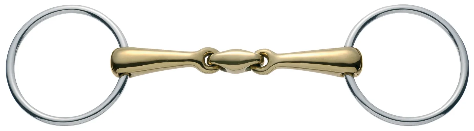 Herm Sprenger® Copper Plus Double-Jointed Loose Ring Snaffle Bit (16mm)