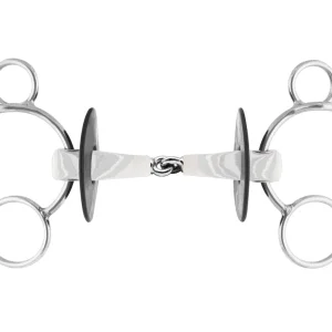 Herm Sprenger® Nathe Single-Jointed 3-Ring Bit with 20mm Mouth