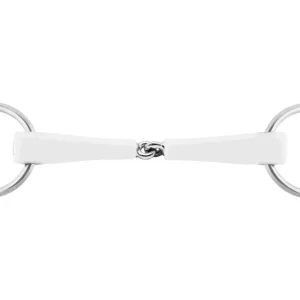 Herm Sprenger® Nathe Single-Jointed Loose Ring Snaffle Bit with 20mm Mouth/55mm Rings