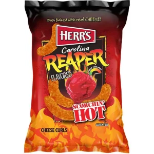 Herr's Cheese Curls Carolina Reaper Hot 6 oz.