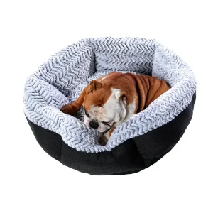 Hexagon Haven - Plush Pet Bed & Crate Mat