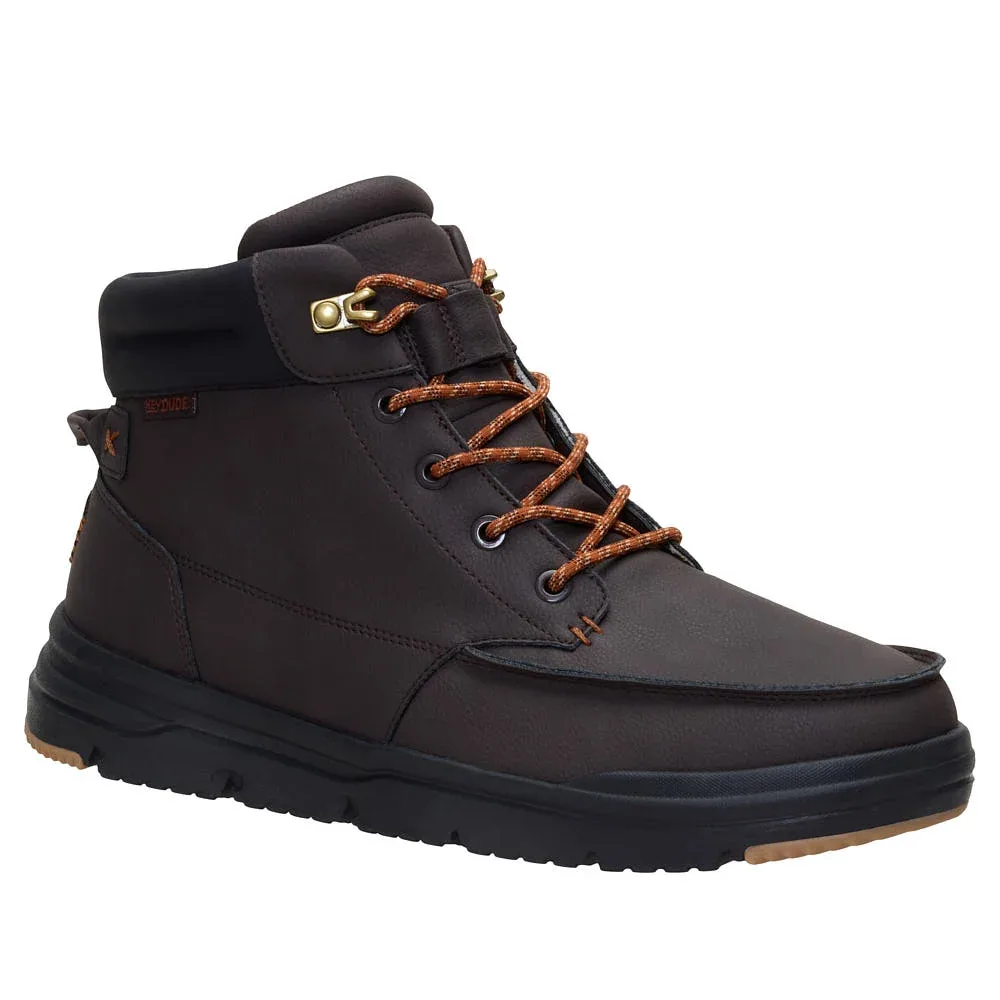 Hey Dude Men's Bradley II Chocolate Lace Up