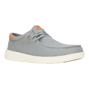 Hey Dude Men's Paul Monument Grey Canvas Casual