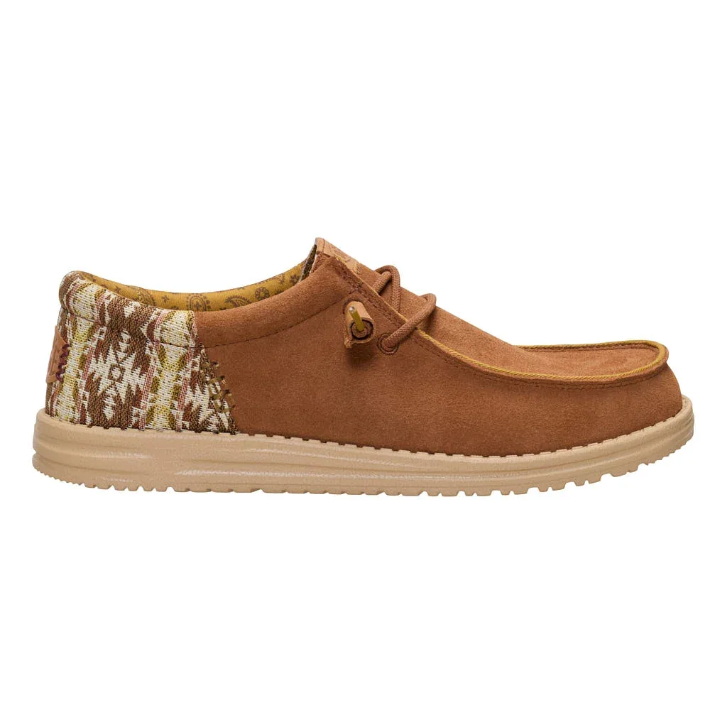 Hey Dude Men's Wally Funk Teton Brown Suede Casual - Image 2