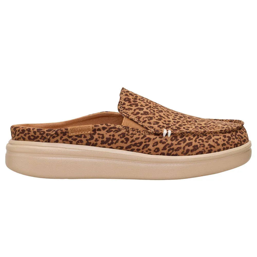 Hey Dude Women's Aspen Slip Tan Leopard Casual - Image 2