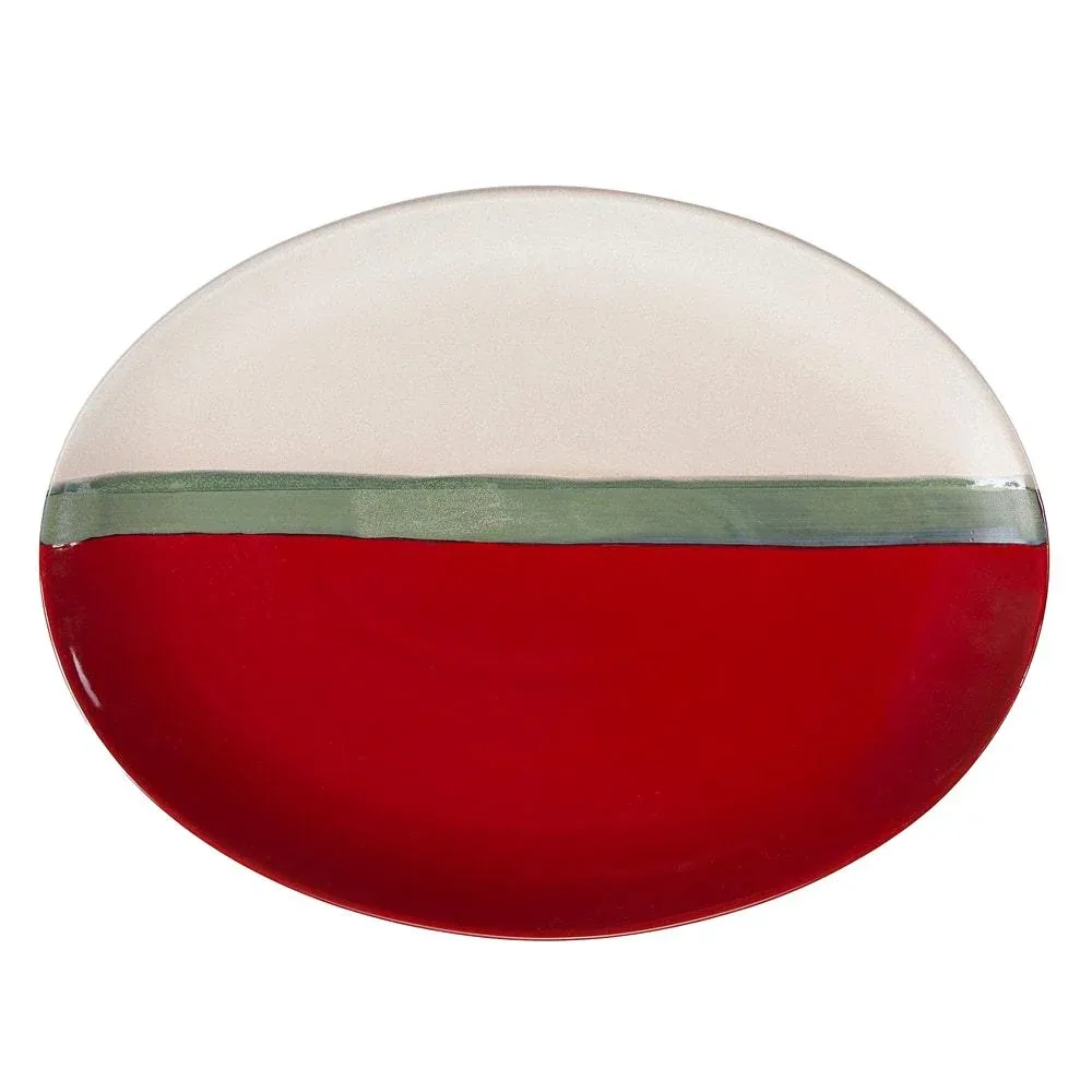 Hiend Accents Pasadizo Pomegranate Stoneware Platter
