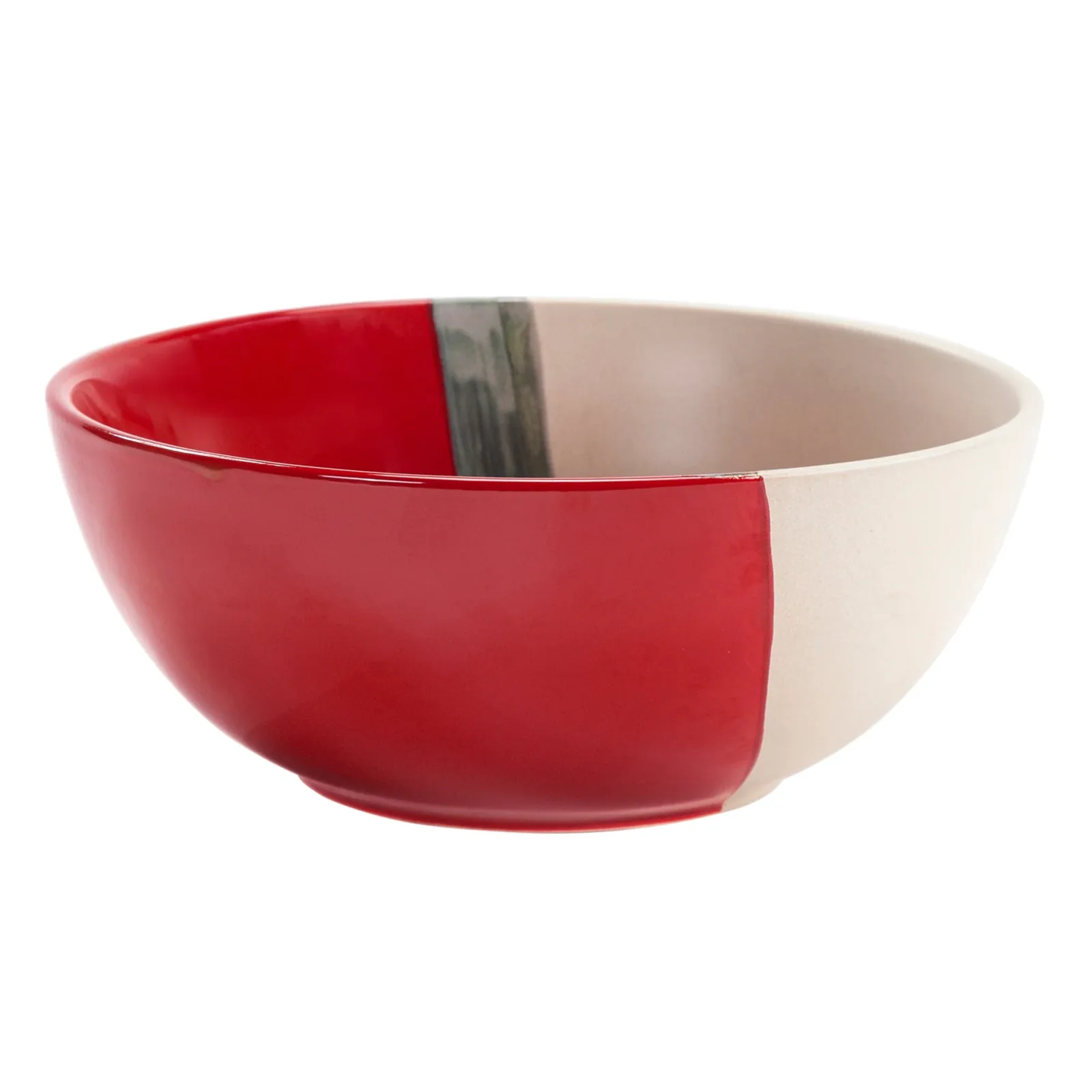 Hiend Accents Pasadizo Pomegranate Stoneware Serving Bowl