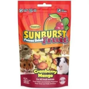 Higgins Sunburst Freeze Dried Fruit Cranberry Mango For Small Animals .5z C=8 {L+1} 466189