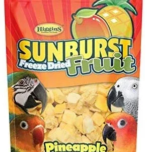 Higgins Sunburst Freeze Dried Pineapple Mango Bird-Conure/Parrot/Macaw .5z C=8 {L+1} 466191