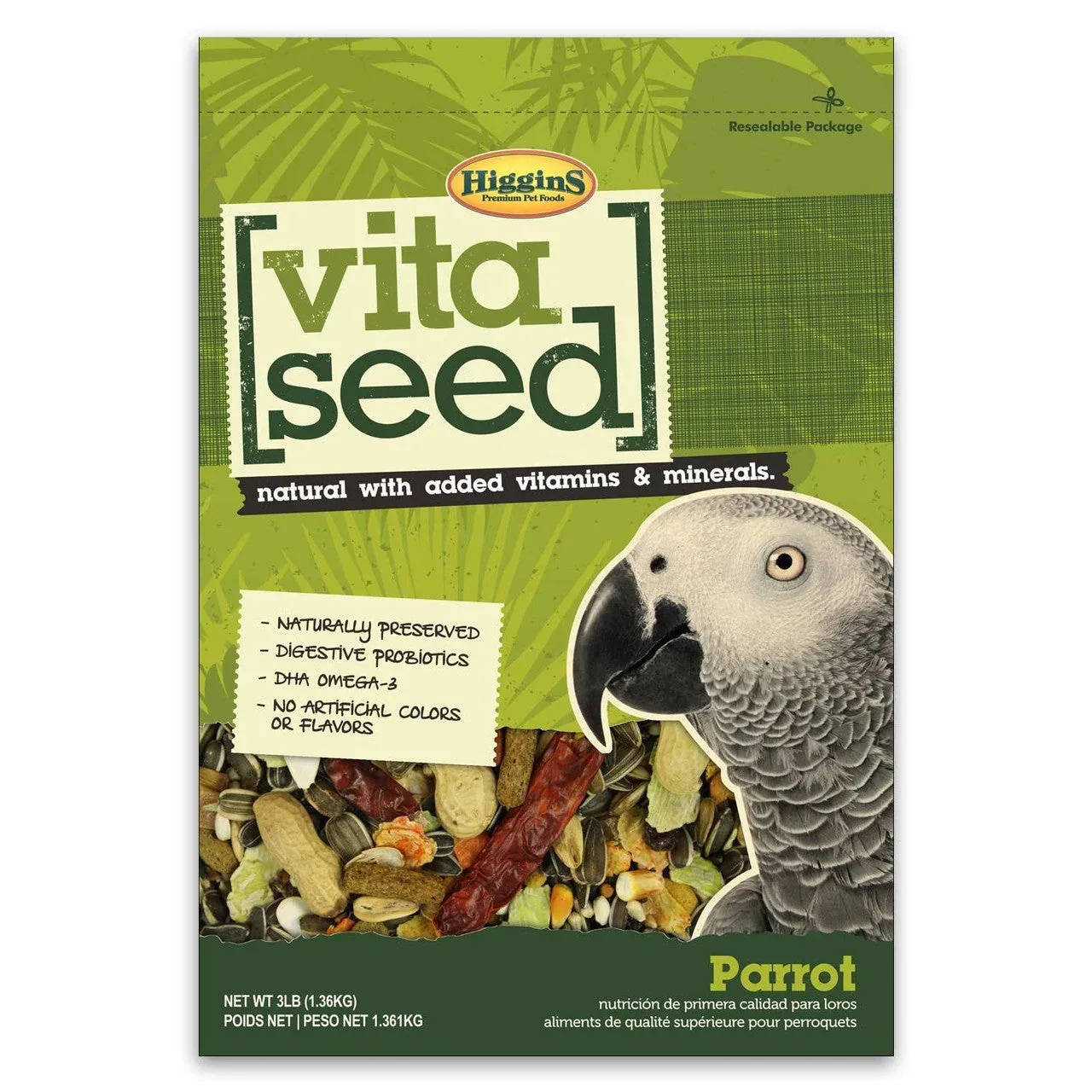 Higgins Vita Seed Parrot 25lb {L-1}466145