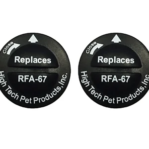 High Tech Replacement Battery for Petsafe Bark Collar Model RFA-67 2-Pack
