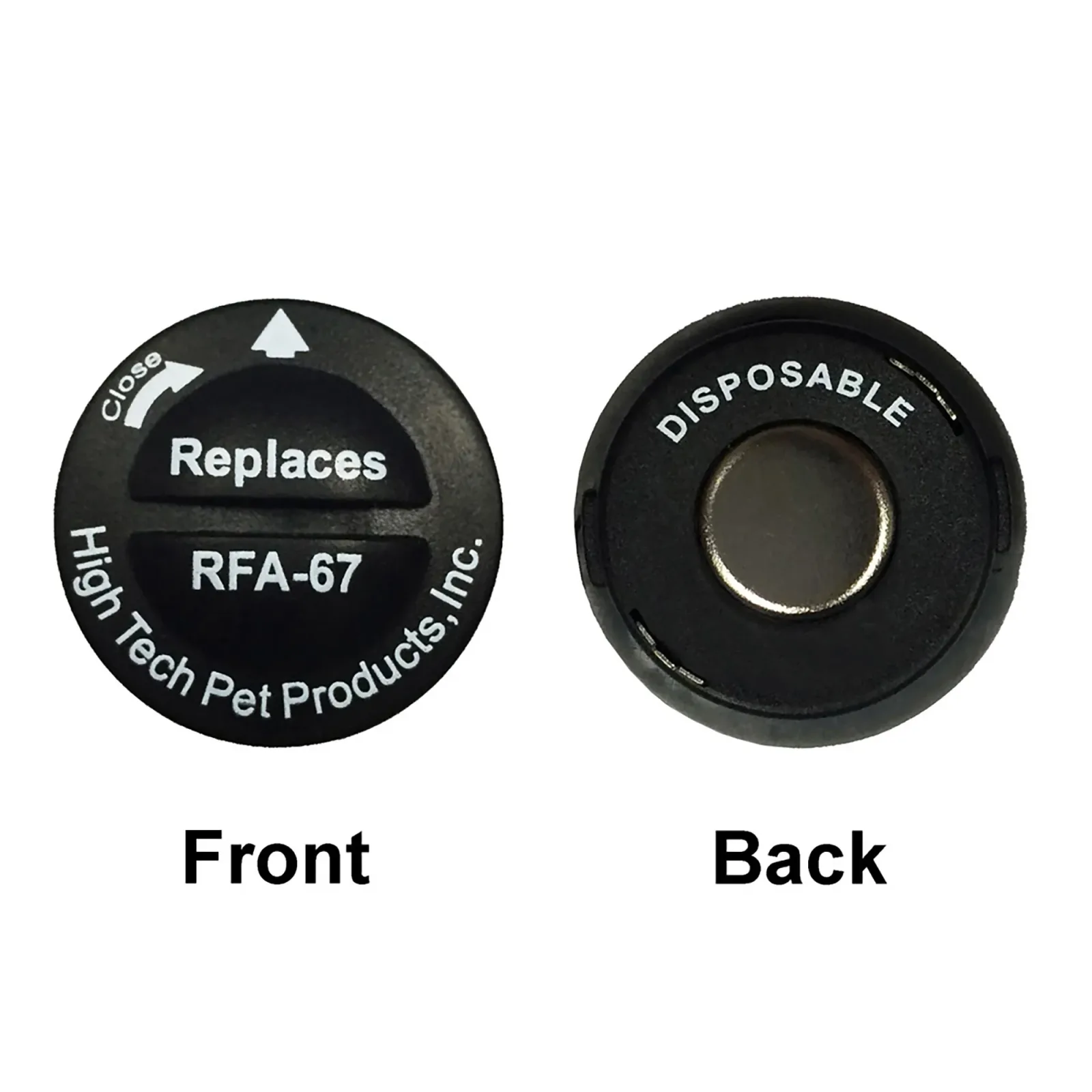 High Tech Replacement Battery for Petsafe Bark Collar Model RFA-67 2-Pack - Image 2