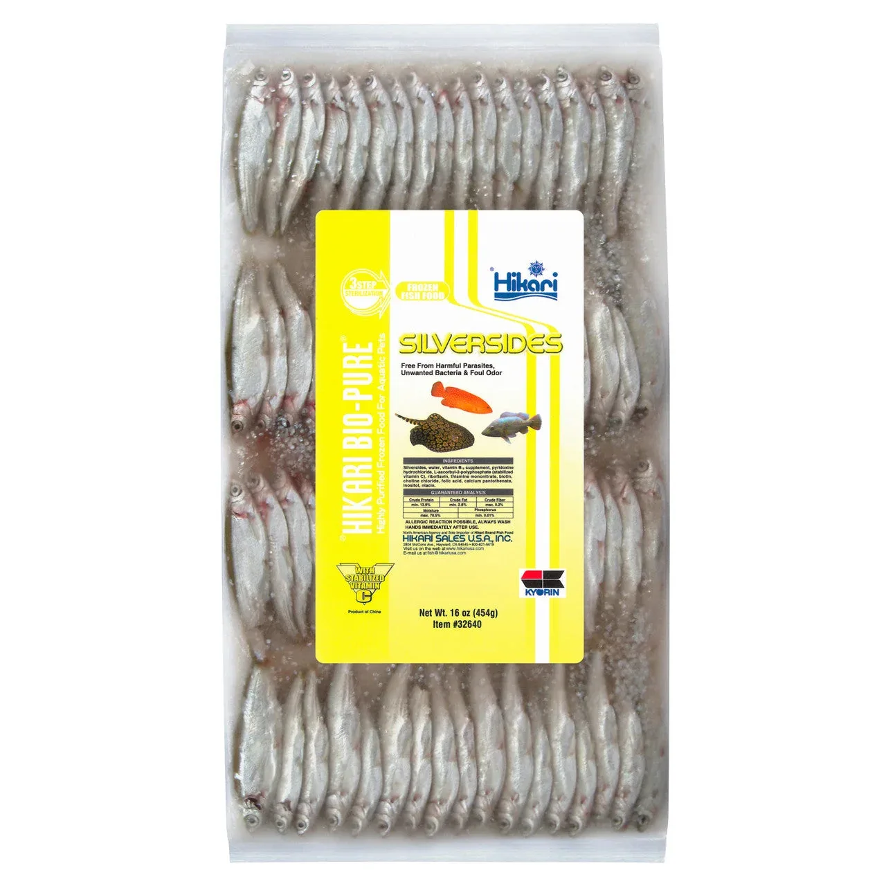 Hikari Silversides Frozen Fish Food 12 oz SD-5
