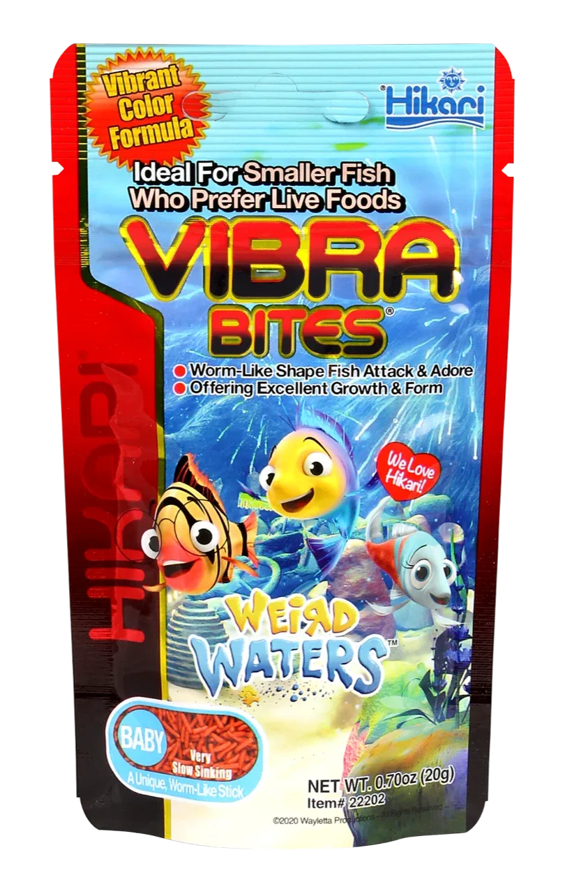 Hikari USA Vibra Bites Weird Waters Tropical Baby Fish Food .7 oz