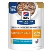Hill's Prescription Diet c/d Multicare Urinary Care Vegetable, Tuna, & Rice Stew Recipe Wet Cat Food
