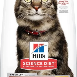 Hill's Science Diet Adult 7 Plus Hairball Control Chicken Recipe Dry Cat Food