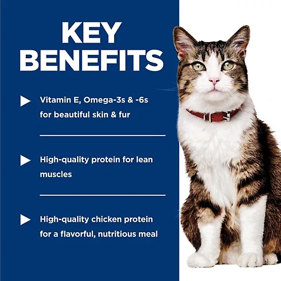 Hill's Science Diet Adult Hairball Control Savory Chicken Entree Wet Cat Food, 2.9 oz - Image 2