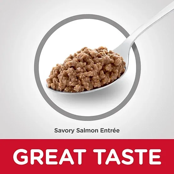 Hill's Science Diet Adult Savory Minced Salmon Entree Wet Cat Food, 5.5 oz - Image 2