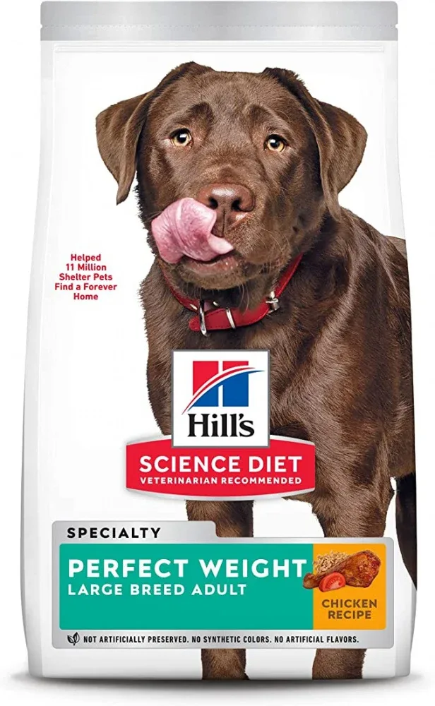 Hill's Science Diet Perfect Weight Chicken Recipe Adult Large Breed Dry Dog Food