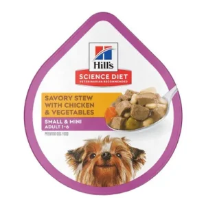 Hill's Science Diet Savory Stew w/ Chicken & Vegetables Small & Mini Adult 1