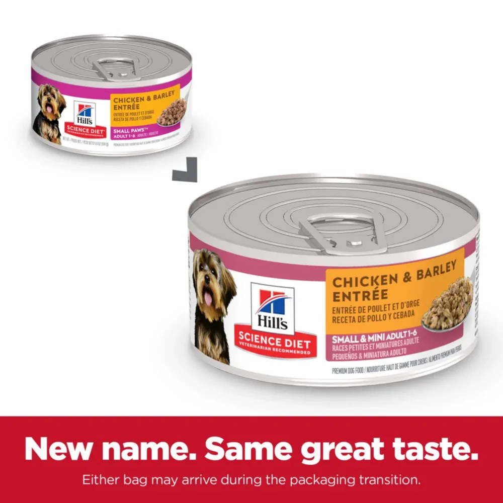 Hill's Science Diet Small Paws Chicken & Barley Entree Canned Dog Food - Image 2