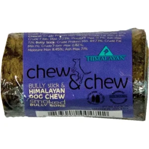 Himalayan Bully Bone - Long-Lasting Stuffed Beef Bone Dog Chew, 3 oz, 1 ct