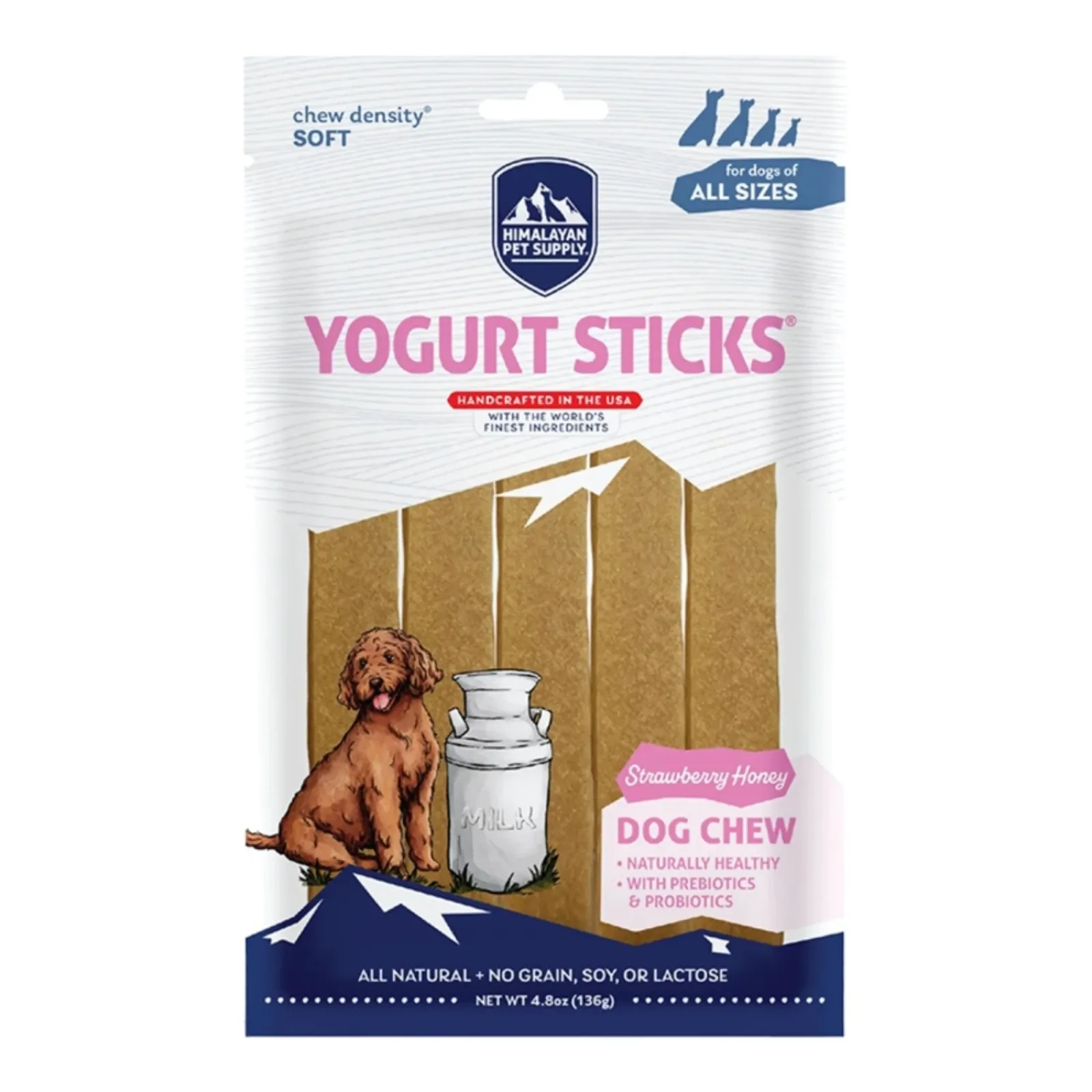 Himalayan Dog Yogurt Sticks Strawberry 4.8 oz