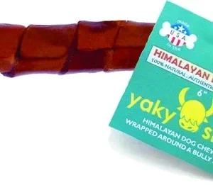 Himalayan Yaky Sticks - Long-Lasting Odor-Free Bully Stick, 12-Count