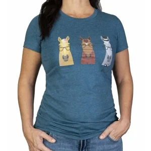 Hip Horses Tee Heather Sm Blu