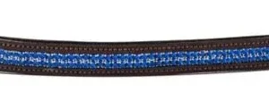 HK Americana Double Row Royal Blue Crystal Browban