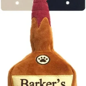 H&K Power Plush Dog Barker's Mark Small Squeak & Crinkle Dog Toy