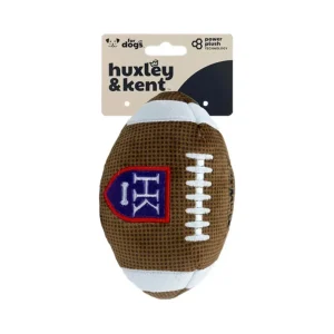 H&K Power Plush Dog HK Football Small Squeak & Crinkle Dog Toy