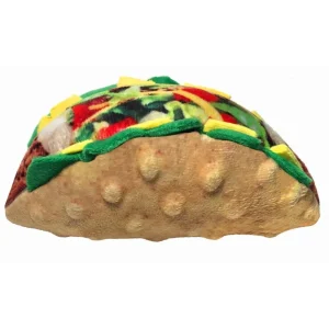 H&K Power Plush Taco Tuesday Large Plush Squeak & Crinkle Dog Toy