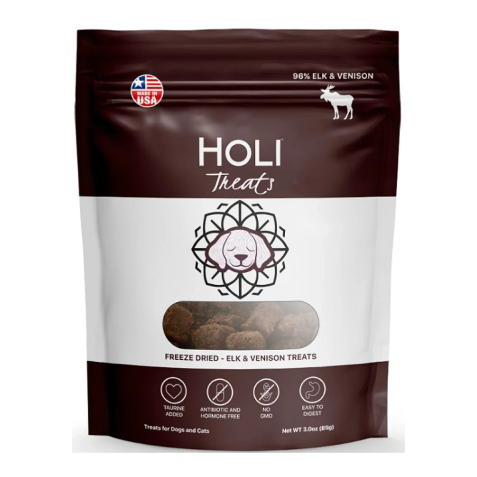 Holi Dog 3 oz. Elk Venison