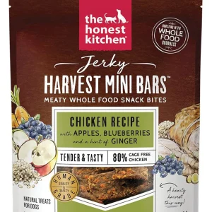 Honest Kitchen Dog Chicken Jerky Harvest Bars Mini 4 oz